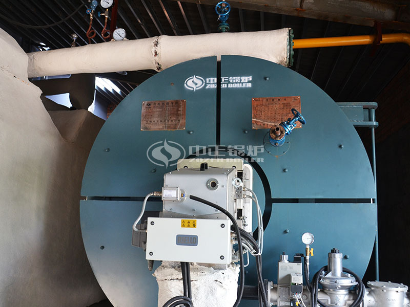 河南長領(lǐng)700萬大卡YQW系列燃氣臥式導(dǎo)熱油鍋爐項目